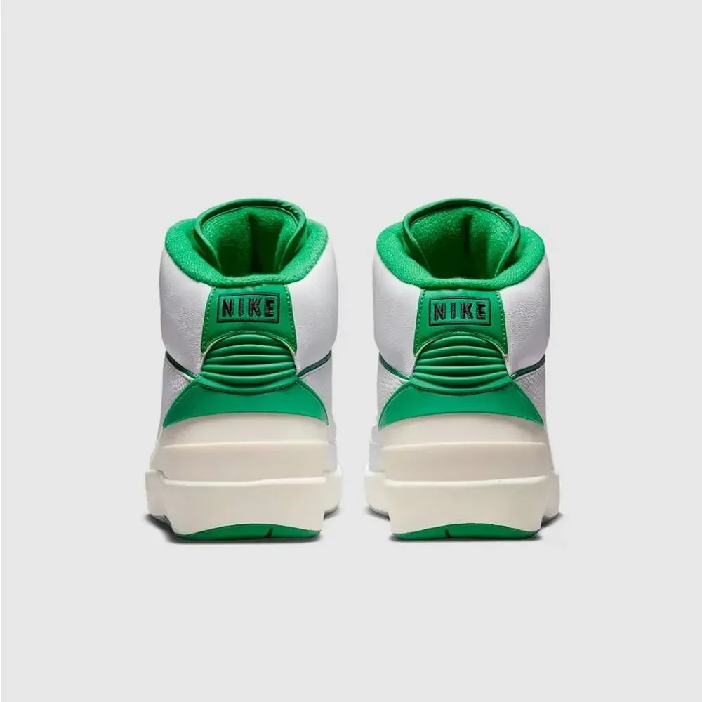 NIKE Men's Air Jordan 2 Retro Lucky Green Shoes Size 10.5 - Picture 4 of 11